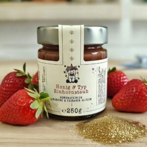 Honig & Typ Einhornstaub mit essbarem Glitzer